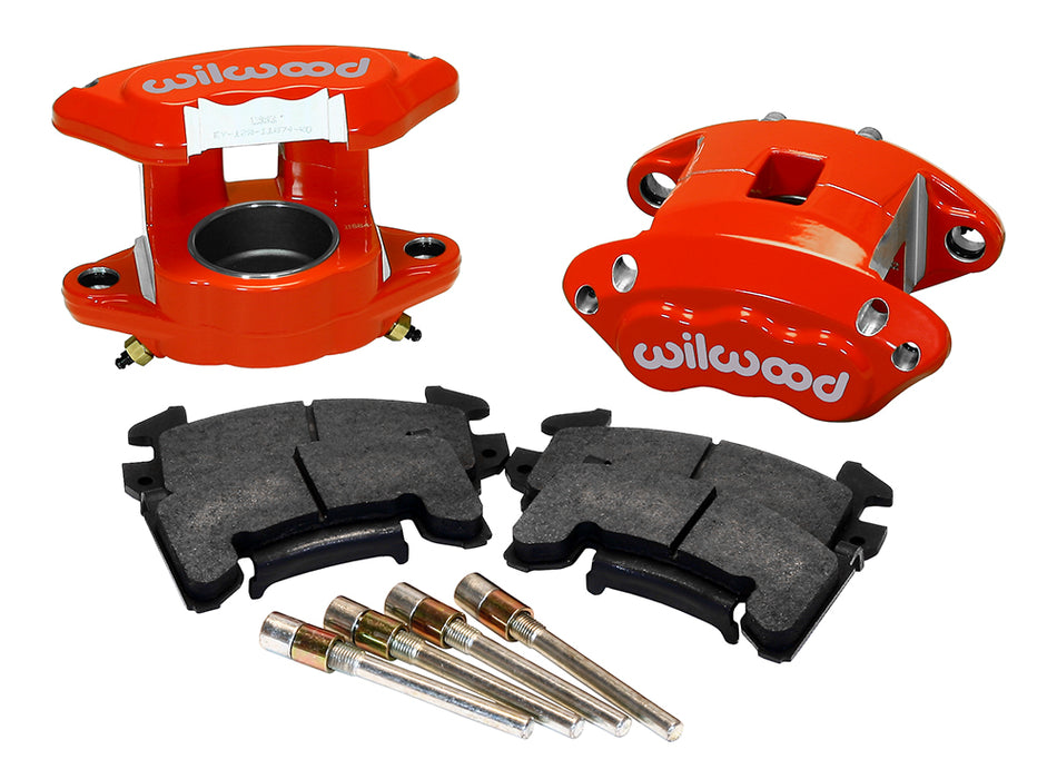 Wilwood D154 Caliper Kit, Metric GM Upgrade, Red