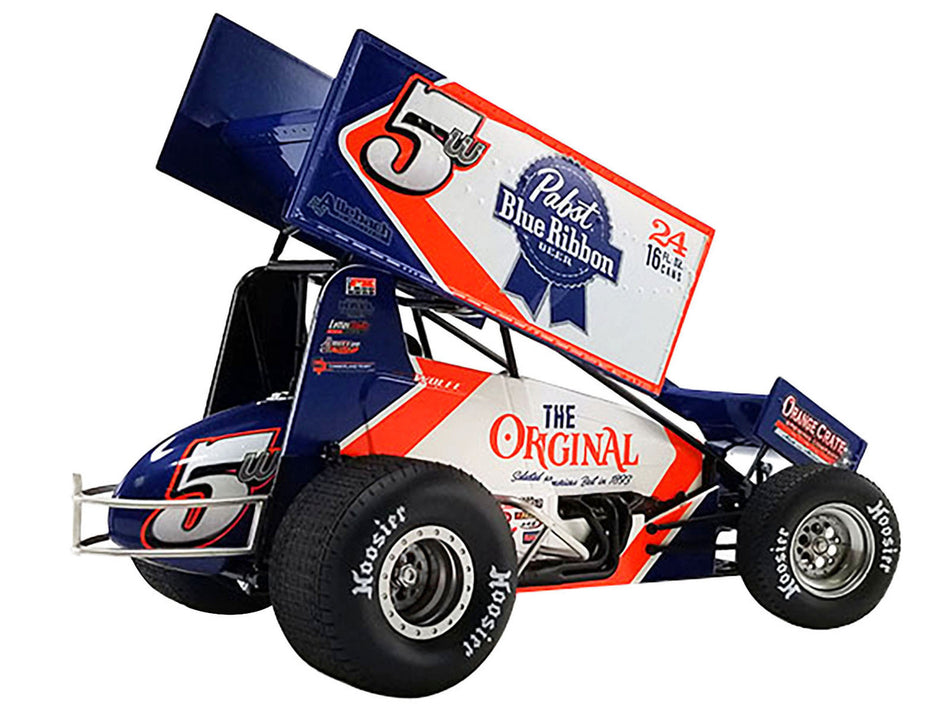 Lucas Wolfe "Pabst Blue Ribbon" Allebach Racing Winged Sprint Car #5W
