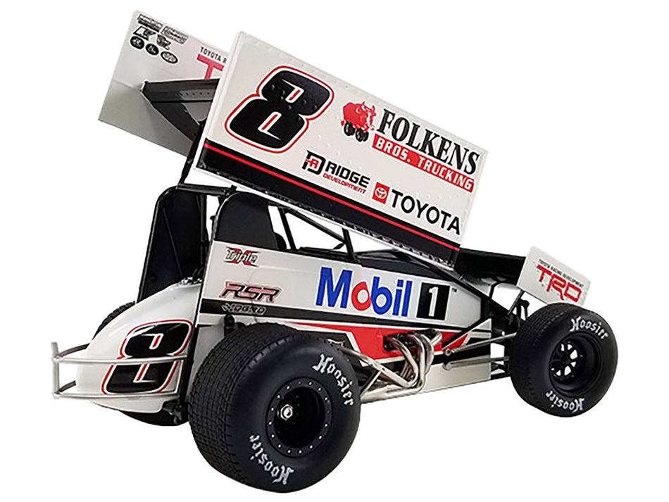 Aaron Reutzel "Mobil 1" Roth Motorsports "World of Outlaws" (2022) Winged Sprint Car #8