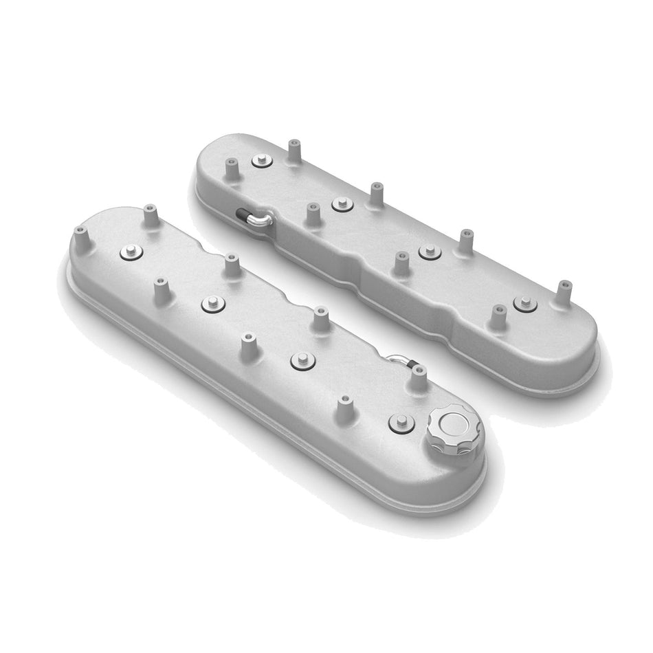 Holley Tall Valve Covers for LS, Cast, Polished