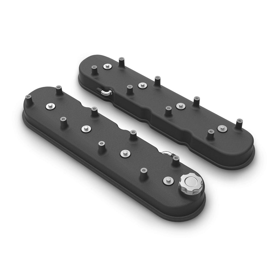 Holley Tall Valve Covers for LS, Black