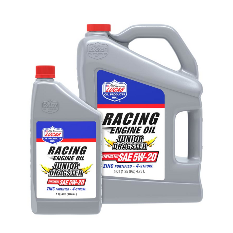 Lucas SAE 5W-20 Synthetic Junior Dragster Racing Oil