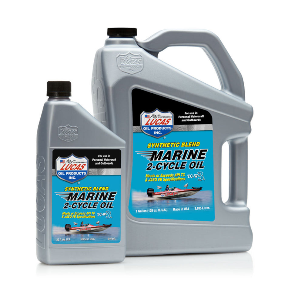 Lucas Synthetic Blend 2-Cycle Marine Oil